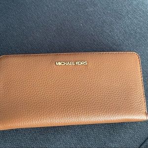 Brand new Michael Kors large brown wallet